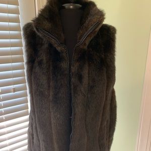 Fur vest (reversible)